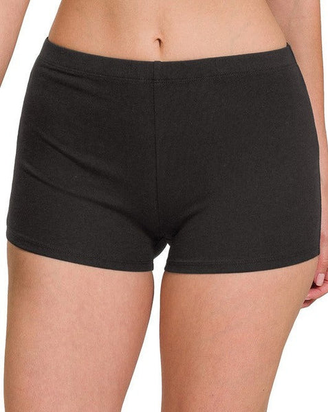 BOOTY COVER (under dress) COTTON SHORTIES - 3 COLORS