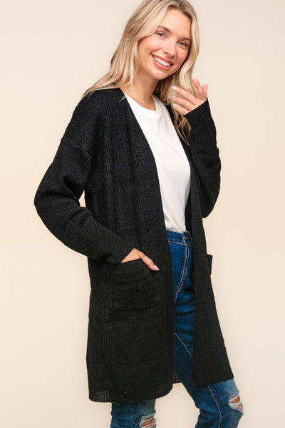 TERESA CARDIGAN  - BLACK