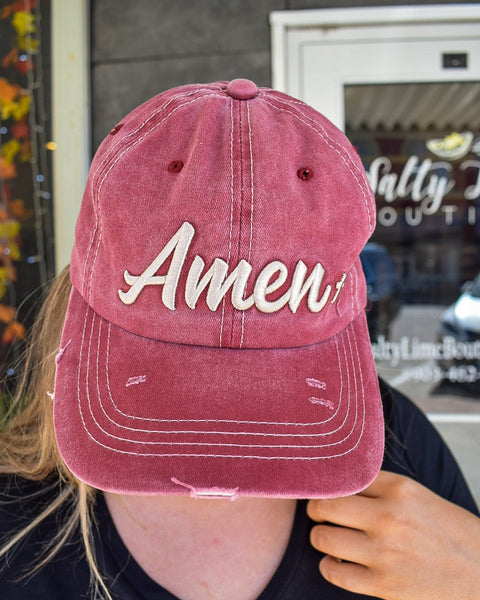 AMEN PATCH HAT - 3 COLORS