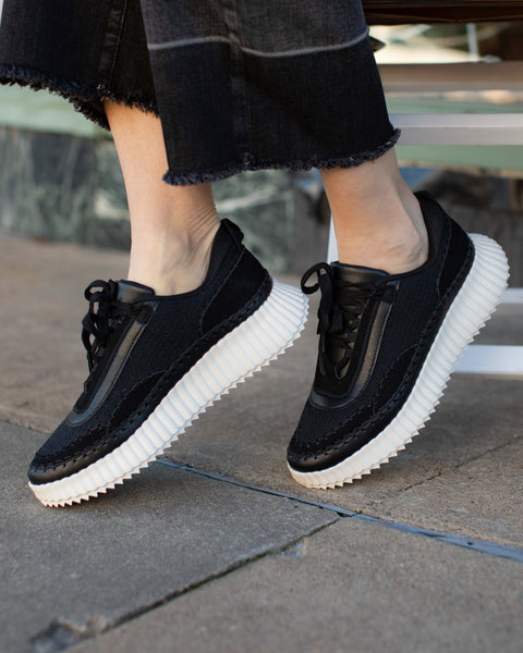 BLACK ADVENTURE PLATFORM SNEAKER BY CORKYS