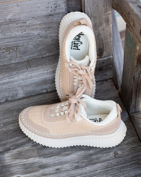 BEIGE ADVENTURE PLATFORM SNEAKER BY CORKYS