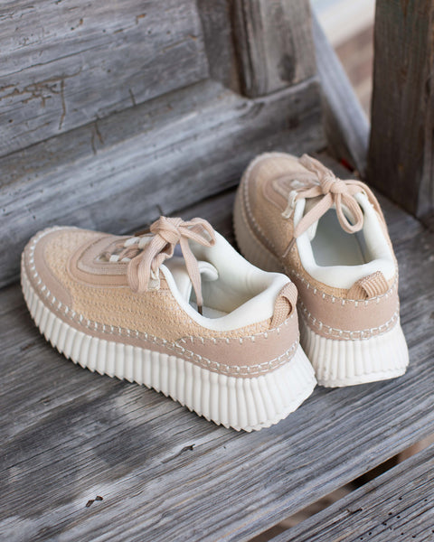BEIGE ADVENTURE PLATFORM SNEAKER BY CORKYS