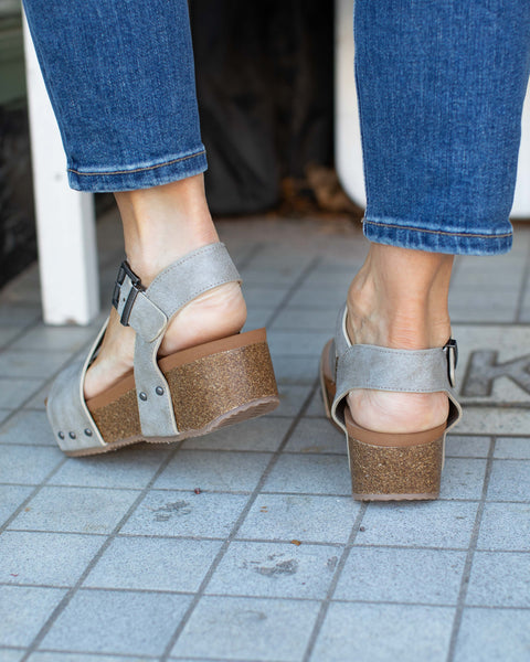 SHAYNE WEDGE BY VERY G - STONE