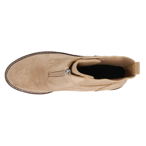 BOO CAMEL SUEDE BOOT BY CORKY'S - Salty Lime Boutique