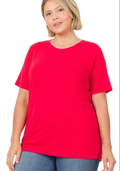 ALL RIGHT NOW SOFT BASIC TOP - RED