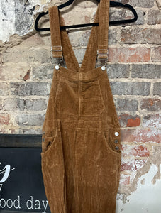LOVE YOU BACK CORDUROY OVERALLS - 2 COLORS