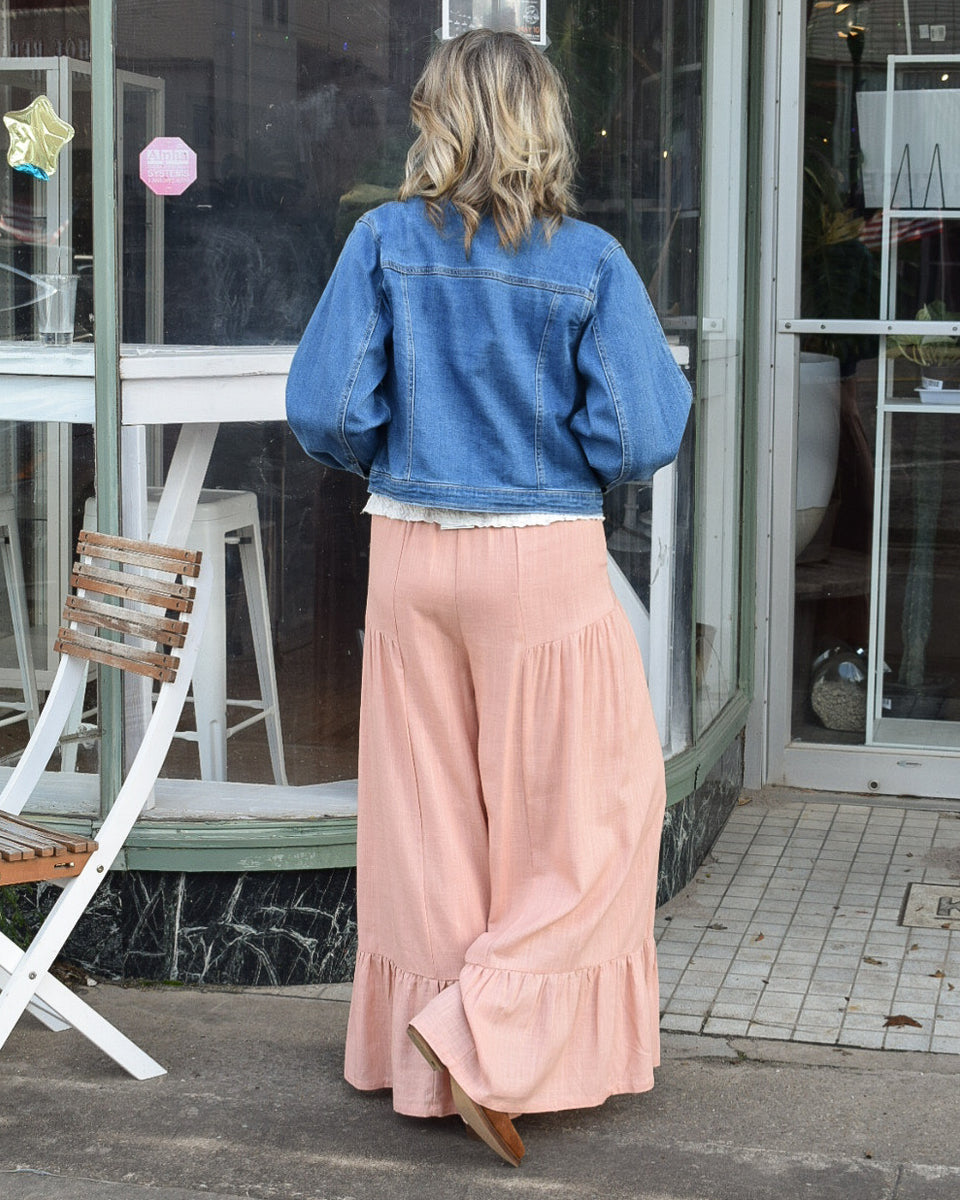 BALLOON SLEEVE DENIM JACKET BY RISEN – Salty Lime Boutique