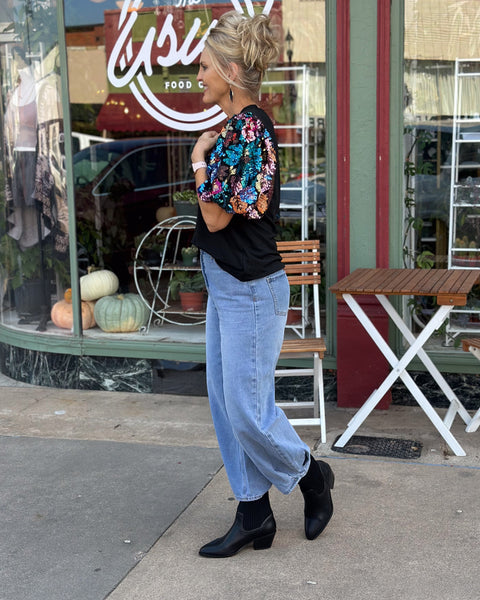 CRACKLING BLACK BOOT BY CORKYS - Salty Lime Boutique