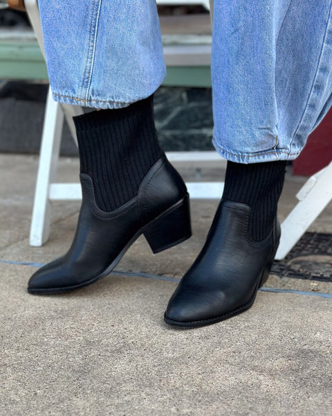 CRACKLING BLACK BOOT BY CORKYS - Salty Lime Boutique