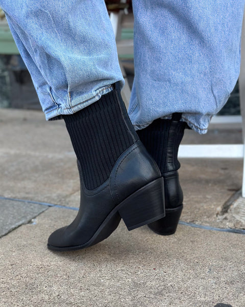 CRACKLING BLACK BOOT BY CORKYS - Salty Lime Boutique