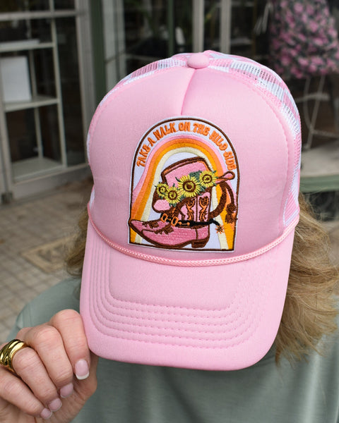 TAKE A WALK ON THE WILD SIDE TRUCKER HAT