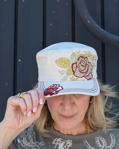 VINTAGE BOHEMIAN CAP - TAN