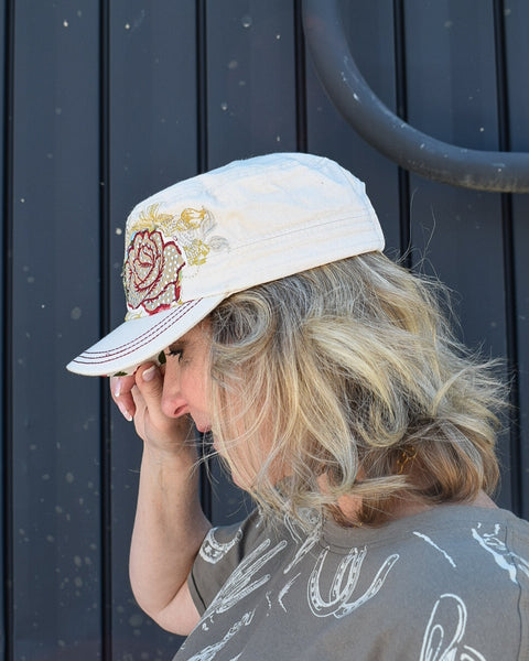 VINTAGE BOHEMIAN CAP - TAN