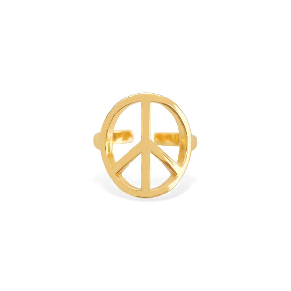 PEACE RING - GOLD