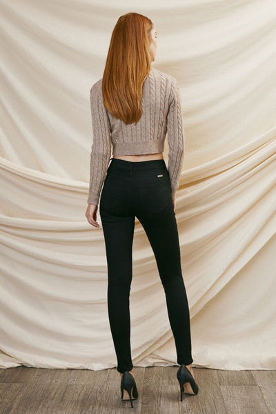 SKINNY BLACK JEAN BY KANCAN - Salty Lime Boutique
