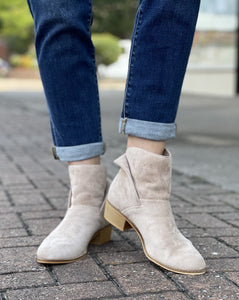BEIGE SPILL THE TEA BOOTIE BY CORKY'S - Salty Lime Boutique