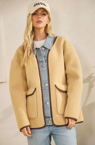 TRAILHEAD TEDDY SHERPA LEECE JACKET