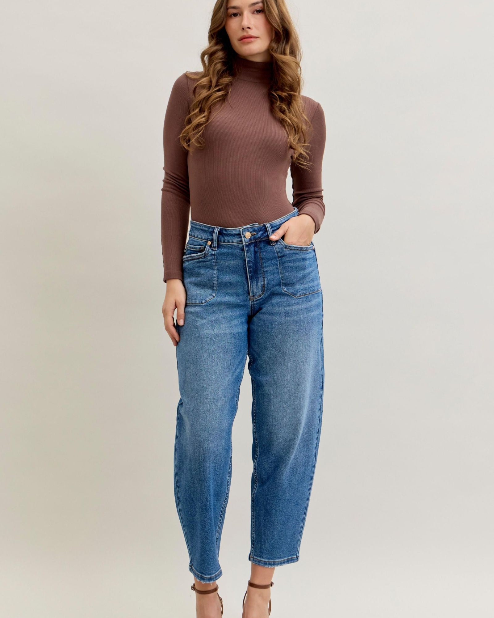 HW SOFT BARREL STITCH THRU POCKET BY JUDY BLUE