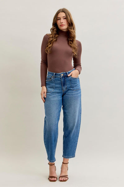 HW SOFT BARREL STITCH THRU POCKET BY JUDY BLUE