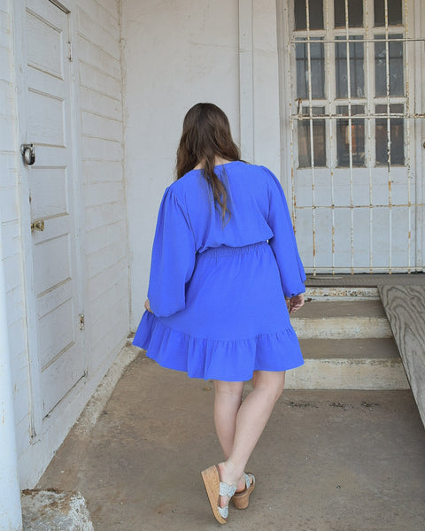 JULIA DRESS - ROYAL BLUE