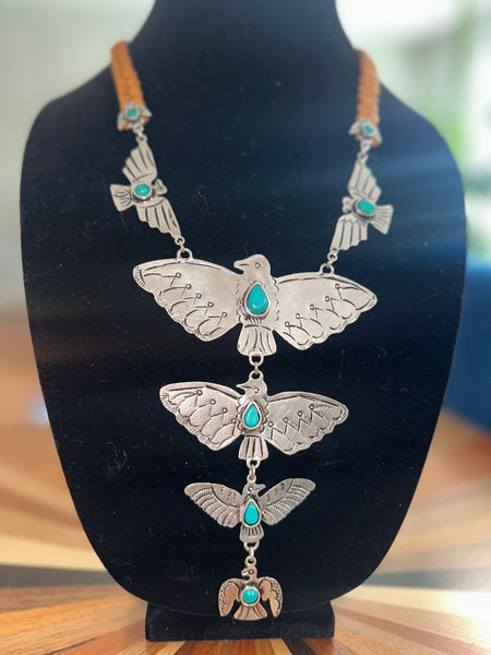 INDIAN EAGLE NECKLACE - BY A RARE BIRD