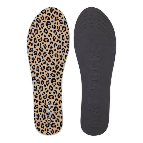 Flat Sock Insole - Leopard Print