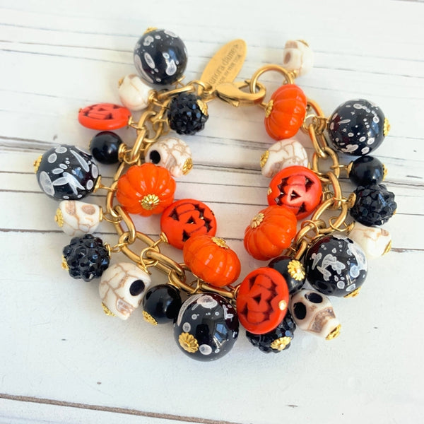 HAUNTED HALLOWEEN CHARM BRACELET BY LENORA DAME