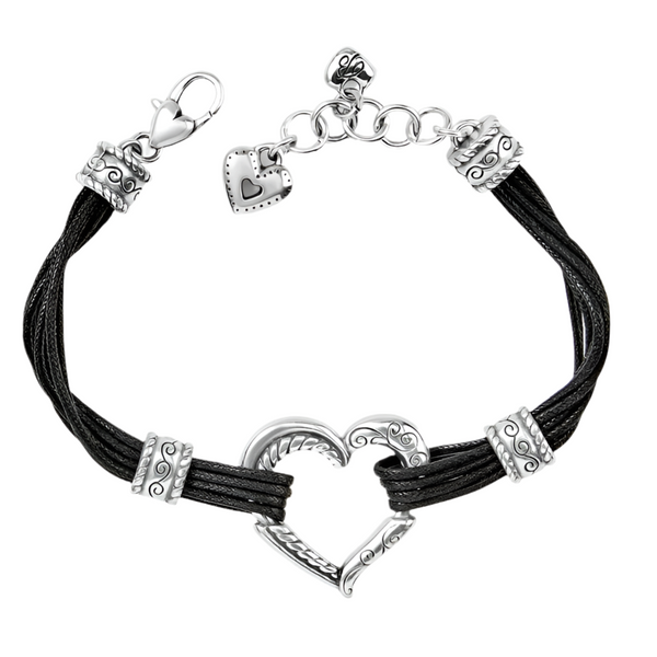 HERITAGE HEART BRACELET- BRIGHTON