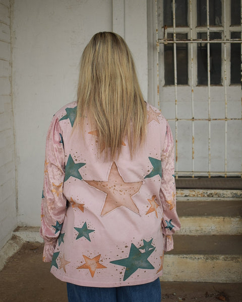 ROSIE CHRISTMAS TREE SWEATSHIRT - VINTAGE PINK - BY A RARE BIRD