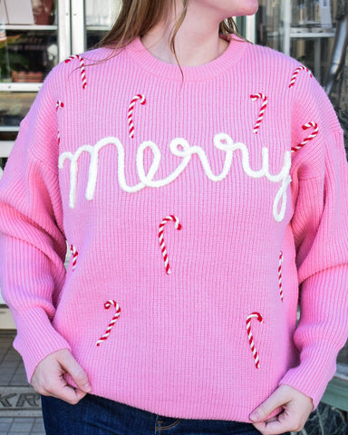 CANDY CANE LANE SWEATER