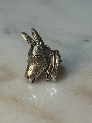 DONKEY STRETCHY RING - SILVER