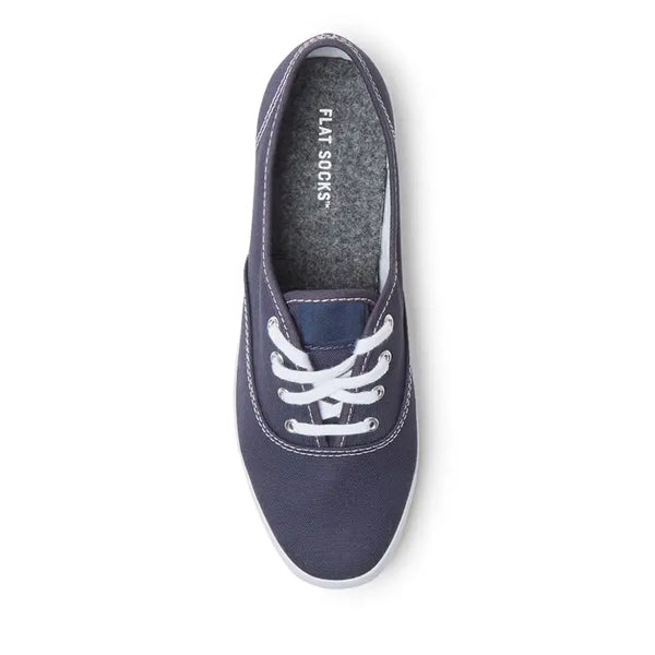 Flat Socks No Socks - Dark Heather Grey - Salty Lime Boutique