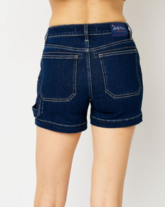 MIDRISE CLASSIC CARPENTER SHORTS BY JUDY BLUE