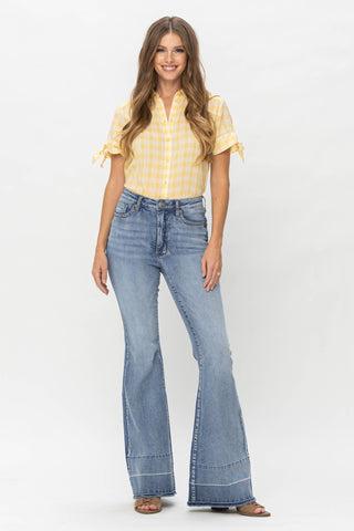 HW TC RELEASE HEM FLARE BY JUDY BLUE - REG/CURVY