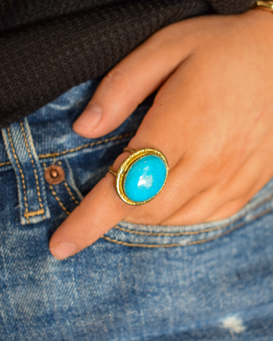 SAVANNAH RING - TURQUOISE