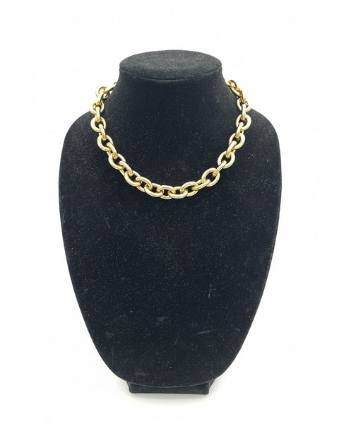 Jillian Gold Chunky Chain Necklace | 18K Gold Plate, Water Resistant & Tarnish Resistant