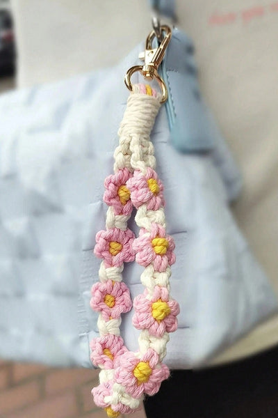 HAND CROCHET KEY CHAIN - 4 COLORS