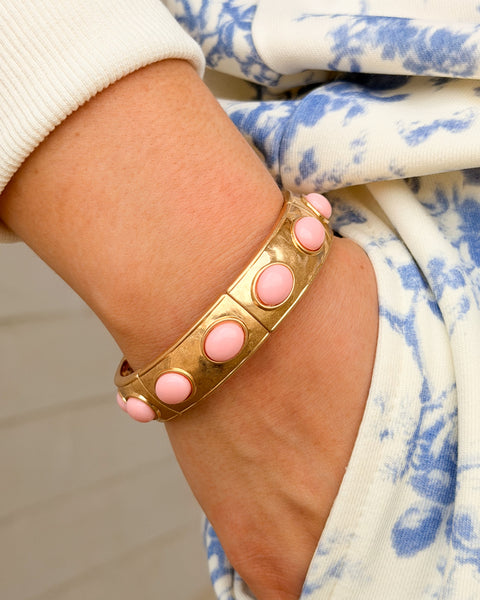 GOLDEN GEM  STRETCHY BRACELET - 4 COLORS - Salty Lime Boutique