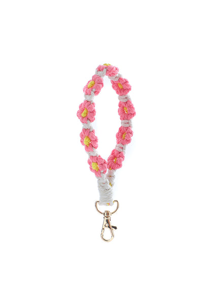 HAND CROCHET KEY CHAIN - 4 COLORS