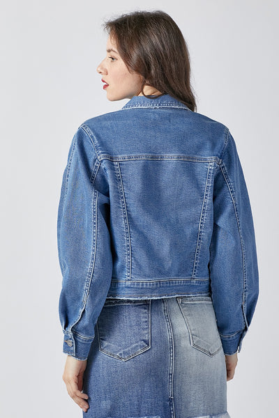 BALLOON SLEEVE DENIM JACKET BY RISEN