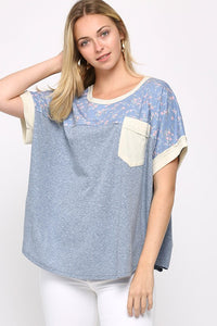 BLISS TOP - DENIM