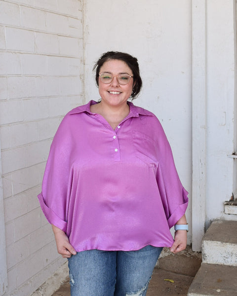 CANDY CRUSH TOP - ORCHID - CURVY