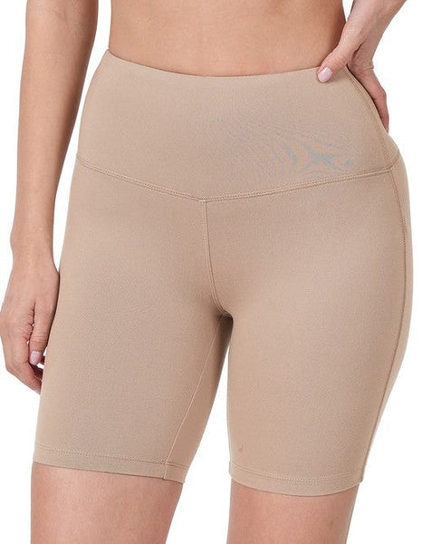 Brushed Wide Waist Under Dress Shorts - 2 Colors Brushed Wide Waist Under Dress Shorts - 2 Colors