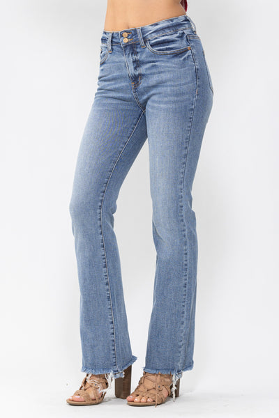 HW DOUBLE-BUTTON BOOTCUT - JUDY BLUE