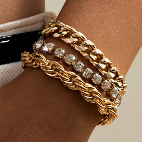 EVERYTHING THAT GLITTERS BRACLET SET