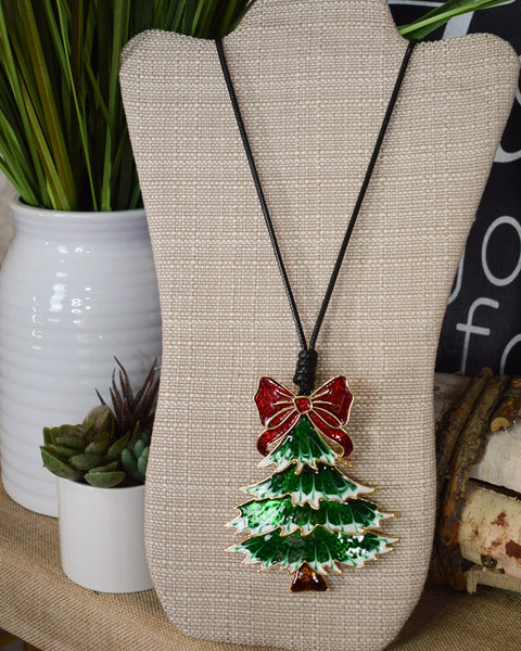 STATEMENT CHRISTMAS PENDANT NECKLACE - ASST.