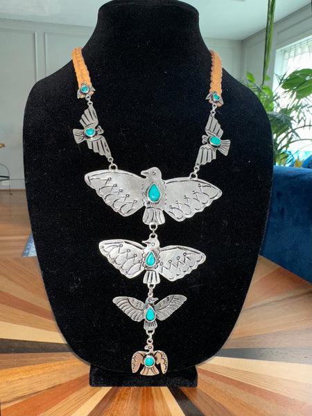 INDIAN EAGLE NECKLACE - BY A RARE BIRD