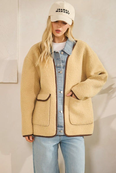 TRAILHEAD TEDDY SHERPA LEECE JACKET