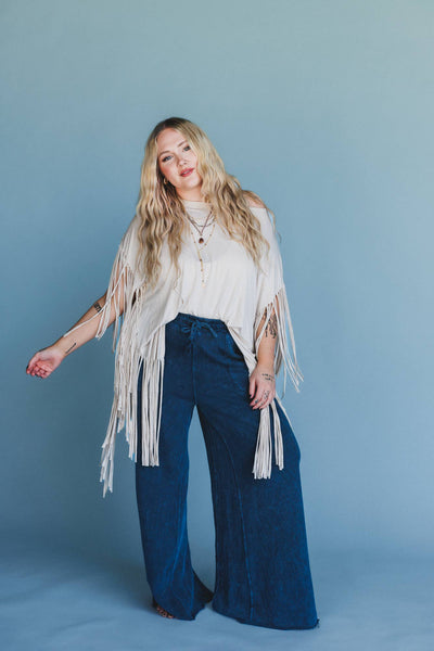 Western Showstopper Fringe Top - Salty Lime Boutique