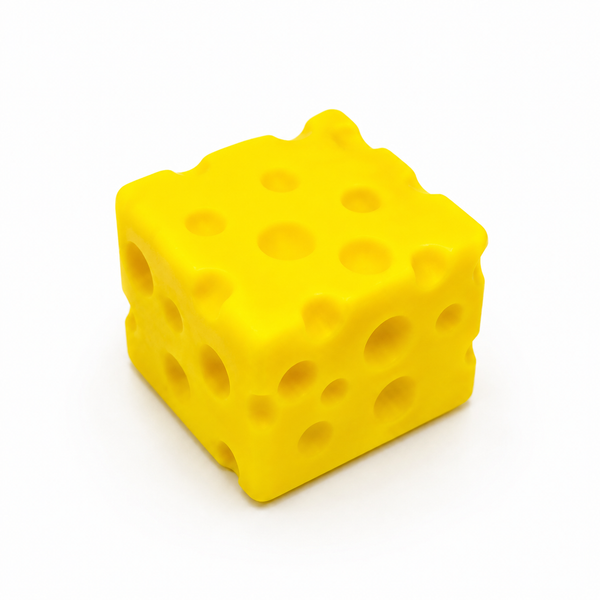 Cheese Squishy Toy – Super Soft Sensory Cube MSS3 - Salty Lime Boutique